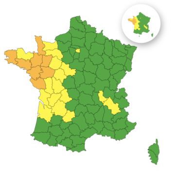 17 départements en vigilance jaune pour la canicule