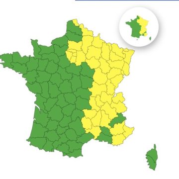 Vigilance Jaune Orages en France
