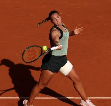 Diane Parry Avance au 3e Tour de Roland-Garros