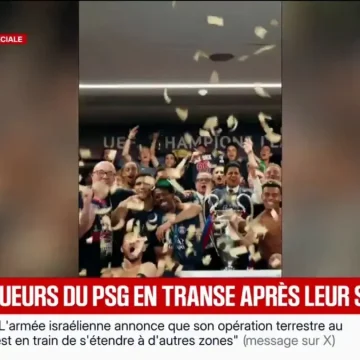 Le PSG fête son titre de champion d’Europe au Champ-de-Mars