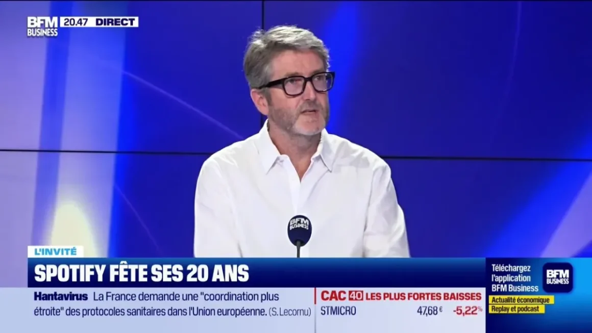 Antoine Monin discute de Spotify et des défis de l’industrie musicale chez Tech & Co