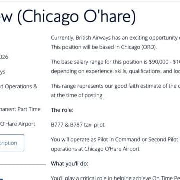 Des pilotes de ligne recrutés pour rouler les avions à Chicago