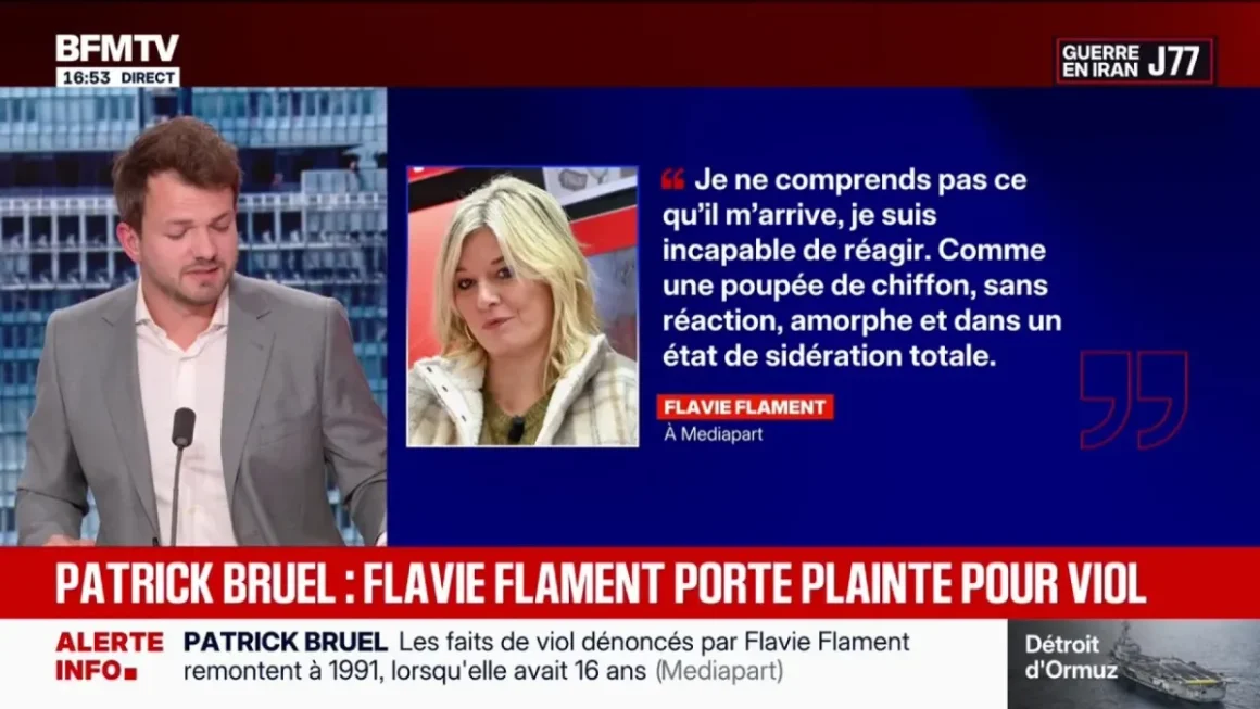 Flavie Flament porte plainte contre Patrick Bruel pour viol