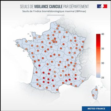 Pourquoi certains départements passent en vigilance orange à des températures plus basses