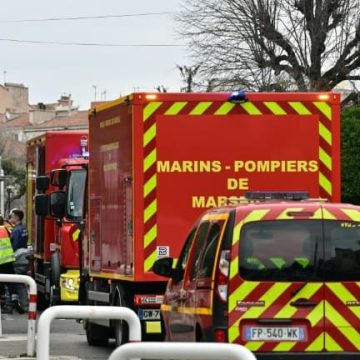 Intervention des marins-pompiers à Marseille pour des blessures par arme blanche et arme à feu