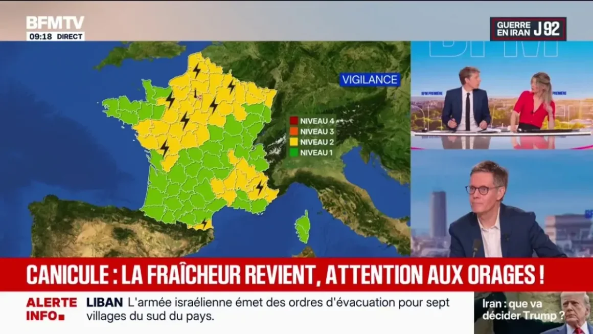 Vigilance Orange Canicule Maintenue dans Quatre Départements