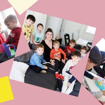 Une famille peu commune : sept enfants dont des quadruplés