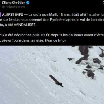 Vandalisme de la croix d’Aneto : un symbole attaqué