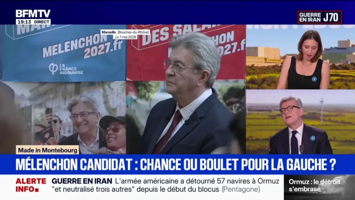 Jean-Luc Mélenchon annonce sa candidature pour 2027