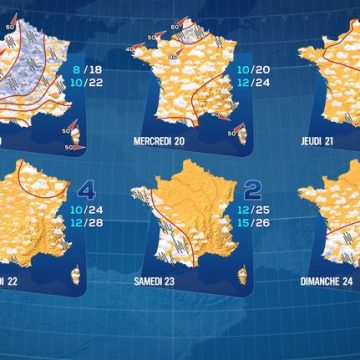 Prévisions météo : Amélioration et chaleur pour la fin de mai 2026