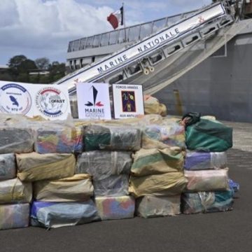 Une saisie record de cocaïne par la marine française