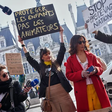 Grève des animateurs périscolaires à Paris