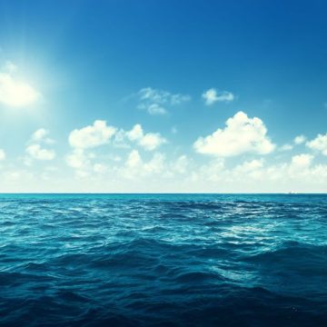 perfect sky and ocean Les océans : première ligne du réchauffement climatique