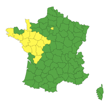 18 départements placés en vigilance jaune pour canicule