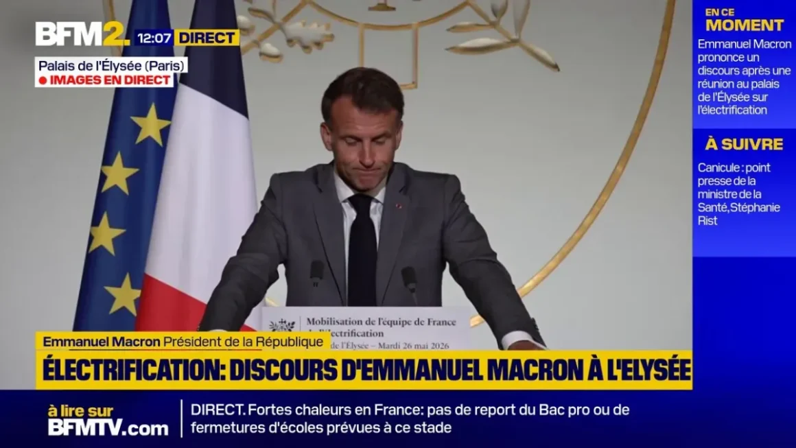 Discours d’Emmanuel Macron sur l’Électrification
