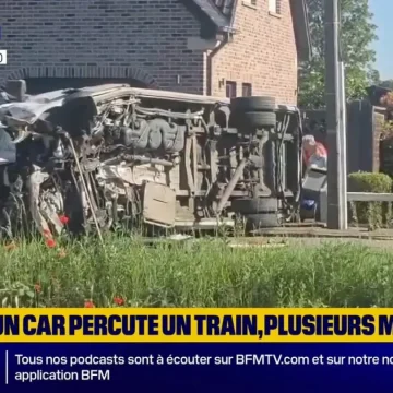 Accident tragique en Belgique : un car scolaire heurté par un train