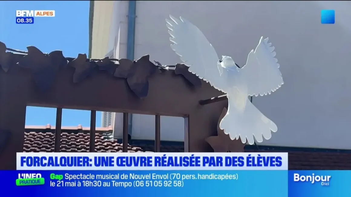 Inauguration d’une sculpture mémorielle à Forcalquier