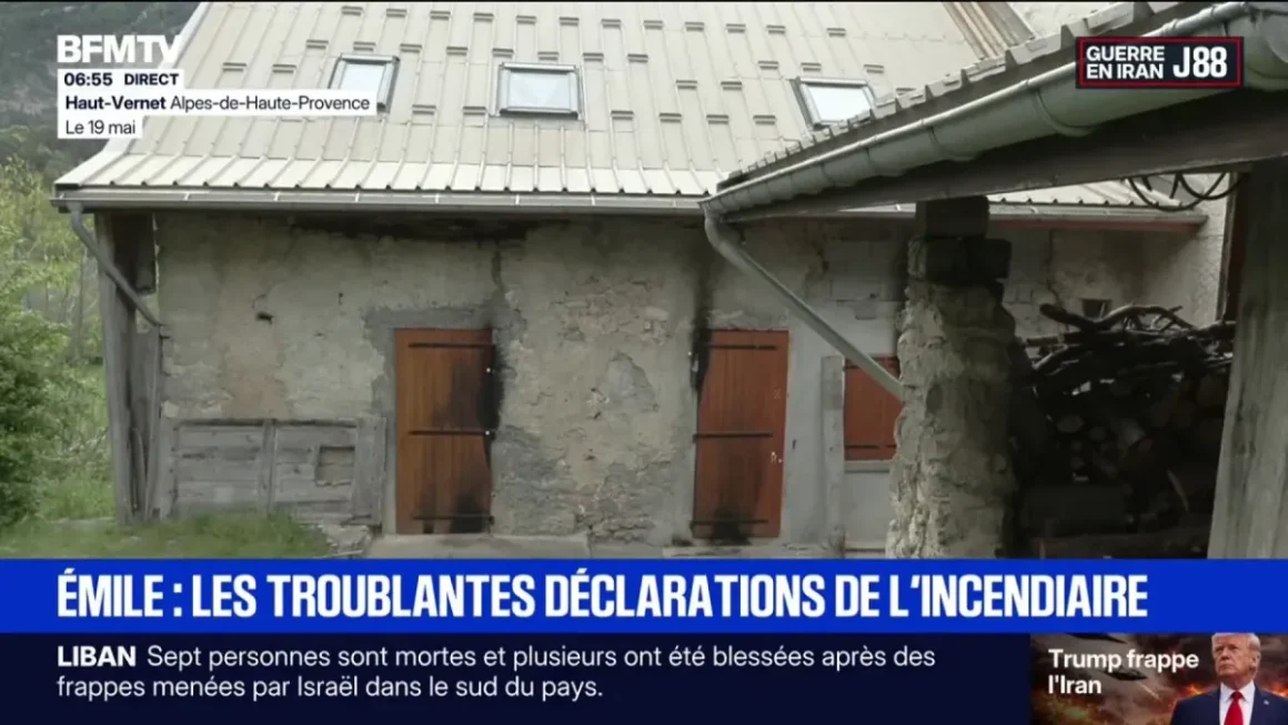 Tentative d’incendie sur la maison des grands-parents d’Émile
