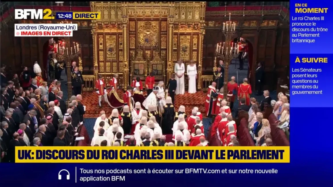 Le roi Charles III s’adresse au Parlement britannique