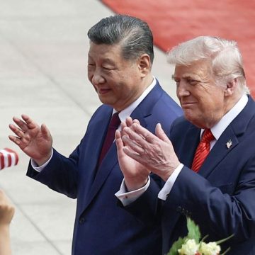 U.S. President Trump in Beijing Rencontre entre Donald Trump et Xi Jinping à Pékin