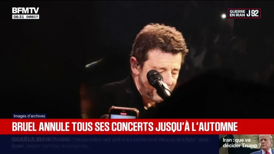 Patrick Bruel annule sa tournée estivale et se retire des Enfoirés