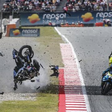 Accident et blessures pour Alex Marquez lors du Grand Prix de Catalogne