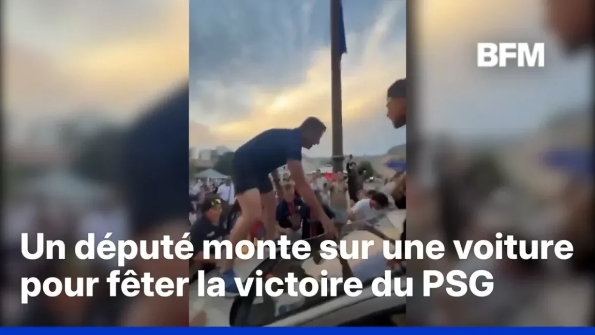 Le député Karl Olive crée la polémique en montant sur une voiture