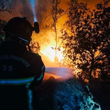Incendie à l&rsquo;Ile aux Pies : Intervention des pompiers