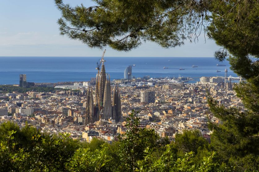 View Of Barcelona La Sagrada Familia : Symbole de Barcelone