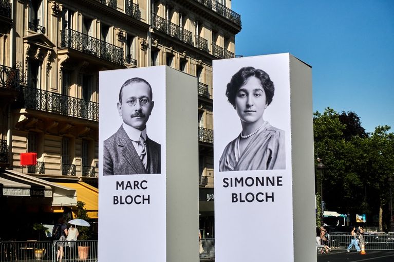 Portrait Of Marc Bloch, French Historian And Resistance Fighter, And His Wife Simone Marc Bloch et Simonne Vidal: Panthéonisation sans Translation des Cendres