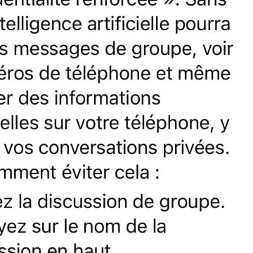 0fb29c2f-6ba9-4497-999b-816c5510a7de L’IA de Meta sur Whatsapp : Faits et Réalités