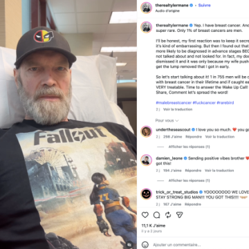 L&rsquo;acteur Tyler Mane révélèle son combat contre un cancer du sein rare