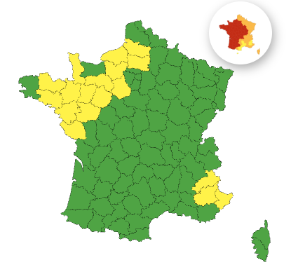 2b28b011-1aa0-4dab-9d37-33942184657c Alerte Météo: Orages et Canicule en France