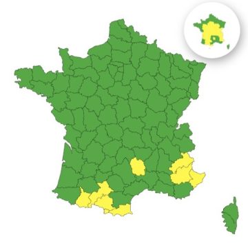 31105a10-bdea-419a-b882-ddea1a4ef761 Vigilance Orages et Canicule en France