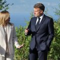 Première rencontre bilatérale officielle entre Macron et Meloni à Antibes