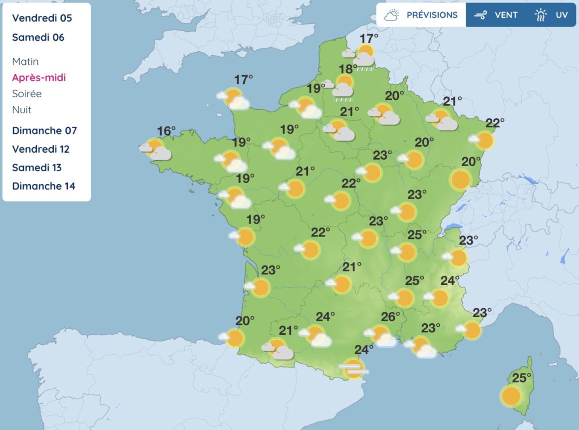 Précisions Météorologiques pour le Premier Week-end de Juin