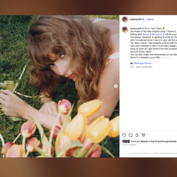 Taylor Swift dévoile une nouvelle chanson pour Toy Story 5