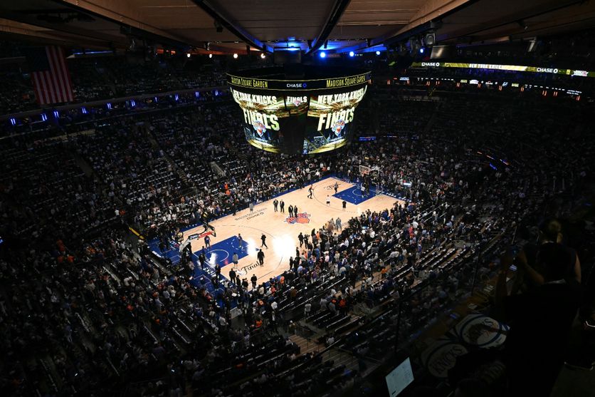 48399d34-a7bf-4228-b016-c8a1d242b710 Donald Trump hué lors du match au Madison Square Garden