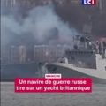 Un navire russe attaque un yacht britannique dans la Manche