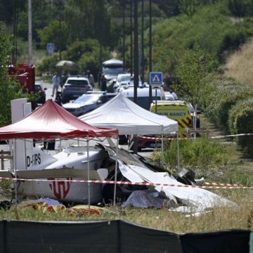 FRANCE-AVIATION-CRASH Accident tragique d’un avion civil près de Nancy