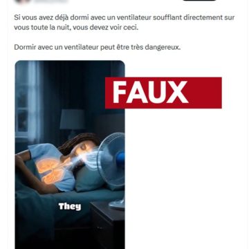 Vérification des allégations sur l&rsquo;utilisation des ventilateurs pendant le sommeil