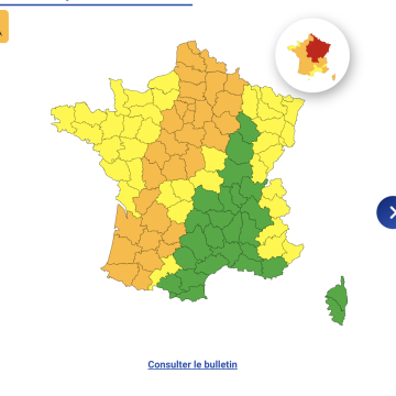 5f7ab0db-c13c-42d0-84a0-2017835ab943 Alerte aux Orages : 34 Départements en Vigilance Orange