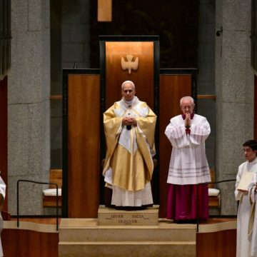 Le pape Léon XIV célèbre la messe à la Sagrada Familia