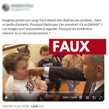 Une fausse vidéo cible Nikol Pachinian à l’approche des législatives en Arménie