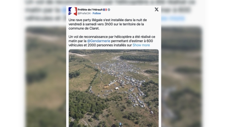 7a1d3014-e3f3-4912-8b0a-5dbda268e080 Des milliers de personnes participent à une free-party malgré l’interdiction