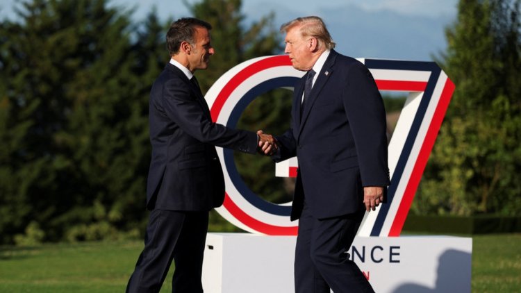87b75788-a050-46b2-bbf5-01e8c0c5afaf Emmanuel Macron propose une mission militaire internationale au G7