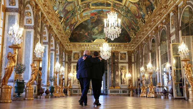 8b2ca662-3320-466c-9e56-fa0c5b6d1587 Donald Trump et Emmanuel Macron à Versailles : visite et signature historique