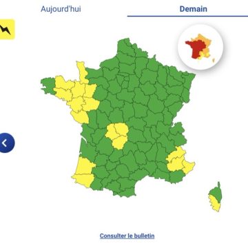 Alerte aux orages et canicule: 17 départements en vigilance jaune