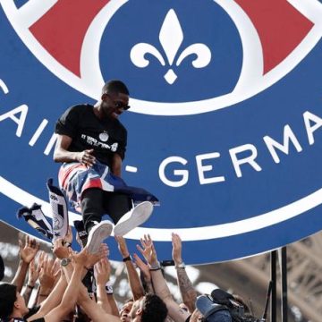 PSG célèbre son succès en Ligue des champions