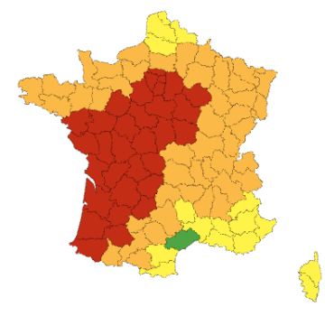 9cc2f0e1-041a-40fa-a323-655a7d821109 Vigilance rouge dans 49 départements en raison de la canicule